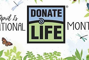 April is national organ donor month